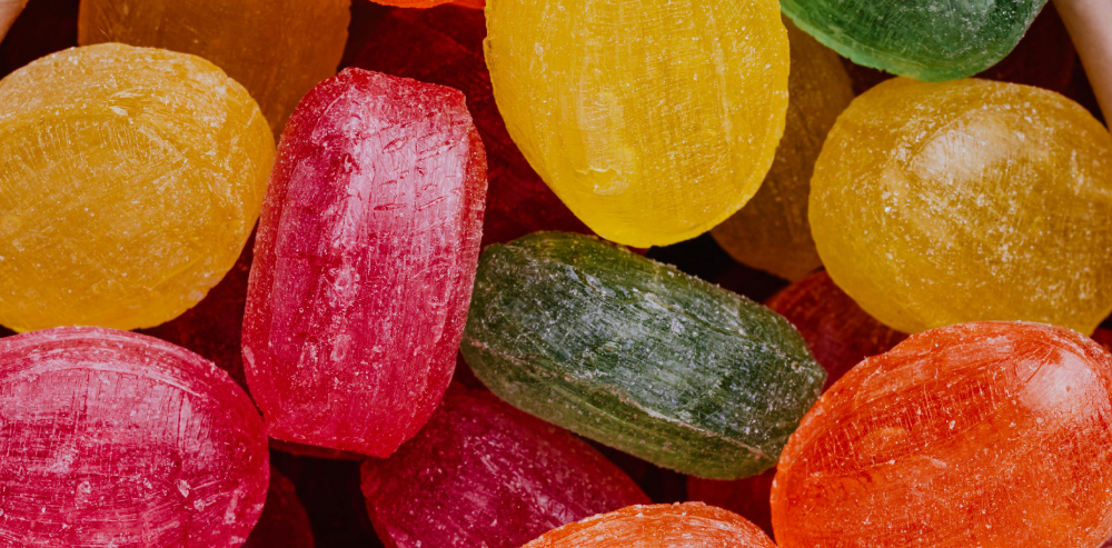 Imagen de caramelos de diferentes solocres