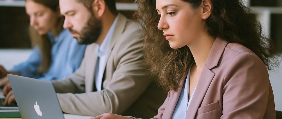 Equipo en reunión planificando procesos; outsourcing administrativo para optimizar costos y eficiencia.