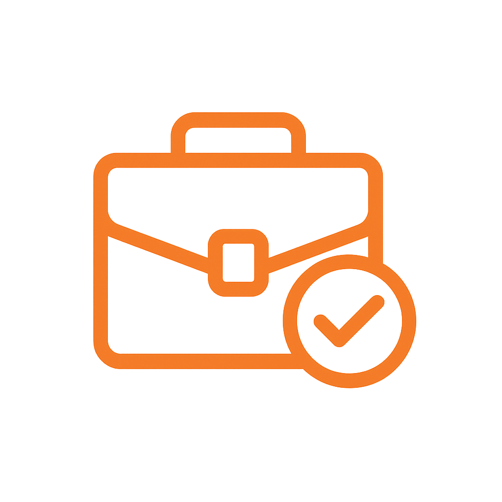 Icono de administración de personal y contratos — Inoclean